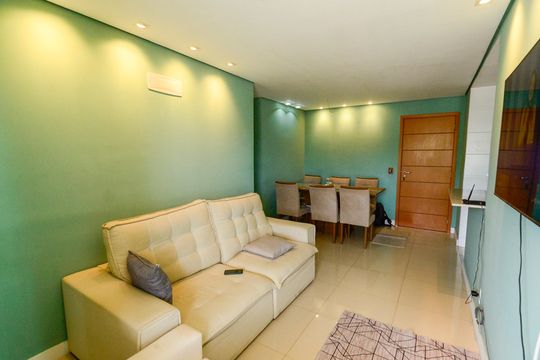 Sala de apartamento à venda com 2 quartos, 66m² em Rio Comprido, Rio de Janeiro
