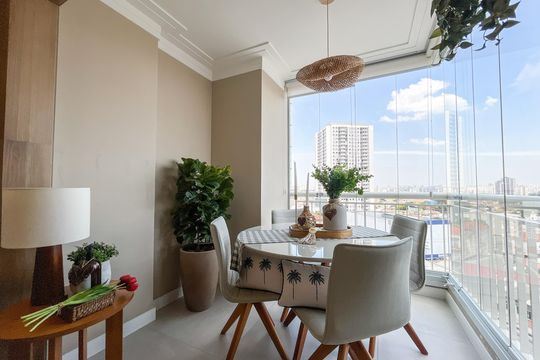 Sala de apartamento à venda com 2 quartos, 129m² em Freguesia do Ó, São Paulo
