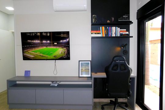 Suíte 3 de casa de condomínio para alugar com 3 quartos, 250m² em João Aranha, Paulínia