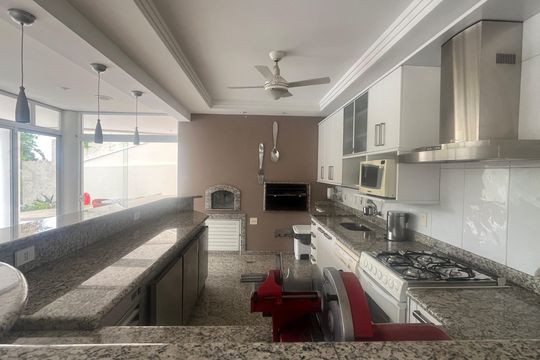 Espaço Gourmet de casa de condomínio à venda com 5 quartos, 980m² em Sítios de Recreio Gramado, Campinas