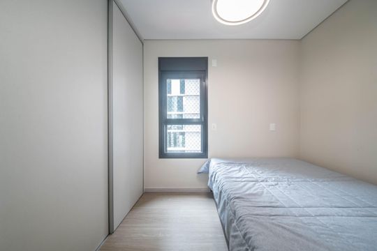Suíte 1 de apartamento à venda com 3 quartos, 105m² em Jardim das Acacias, São Paulo