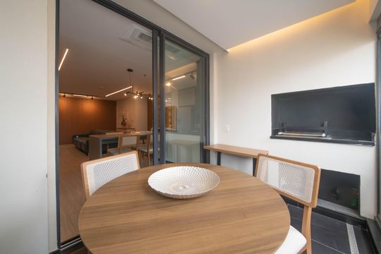 Varanda de apartamento à venda com 3 quartos, 105m² em Jardim das Acacias, São Paulo
