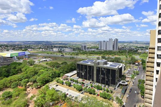 Sacada Vista de apartamento para alugar com 1 quarto, 40m² em Setor Central, Goiânia
