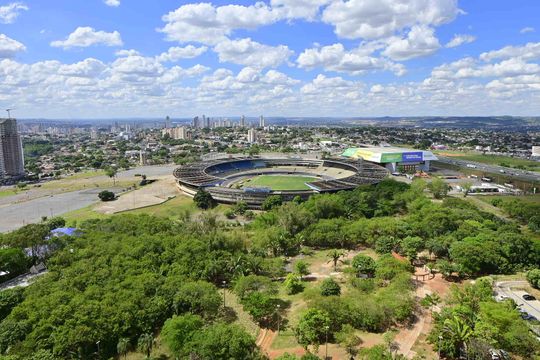 Sacada Vista de apartamento para alugar com 1 quarto, 40m² em Setor Central, Goiânia