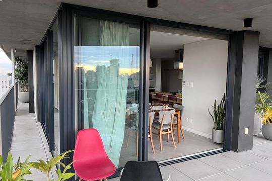 Varanda de apartamento à venda com 2 quartos, 127m² em Sumarezinho, São Paulo