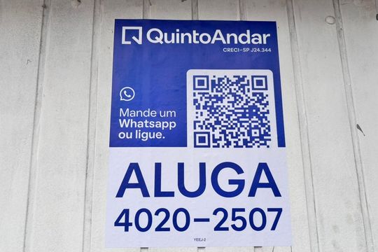 Placa de kitnet/studio para alugar com 1 quarto, 20m² em Santo Amaro, São Paulo