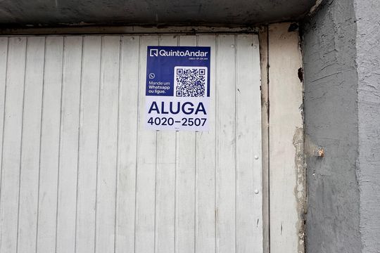 Placa de kitnet/studio para alugar com 1 quarto, 20m² em Santo Amaro, São Paulo