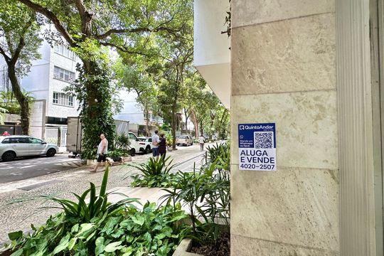 Plaquinha de apartamento à venda com 3 quartos, 120m² em Ipanema, Rio de Janeiro