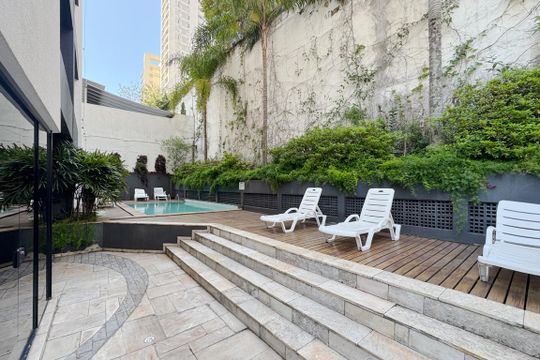 Área comum - Piscina de apartamento para alugar com 1 quarto, 45m² em Sumarezinho, São Paulo