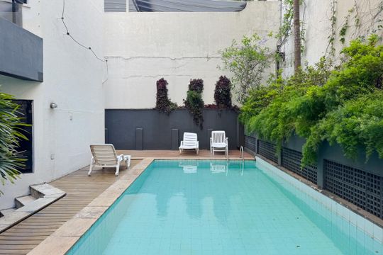Área comum - Piscina de apartamento para alugar com 1 quarto, 45m² em Sumarezinho, São Paulo