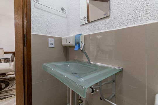 Lavabo de casa de condomínio à venda com 3 quartos, 160m² em Jardim Popular, São Paulo
