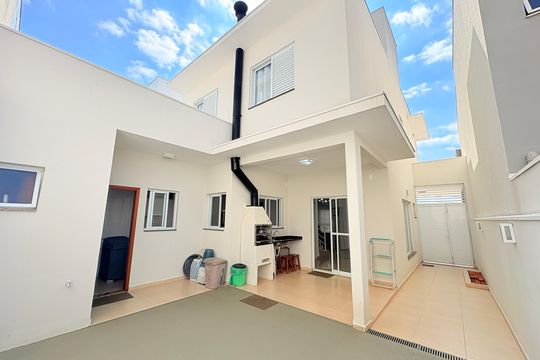 Área Externa de casa de condomínio à venda com 3 quartos, 160m² em Jardim Carolina, Jundiaí