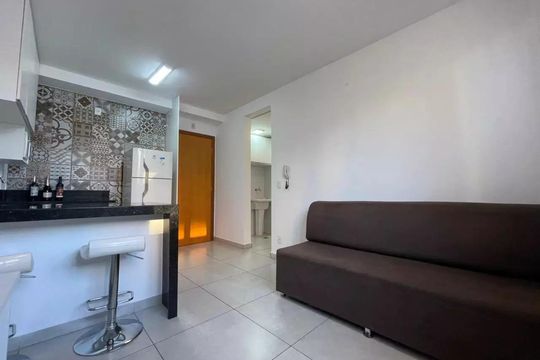 Sala de apartamento para alugar com 1 quarto, 66m² em Ouro Preto, Belo Horizonte