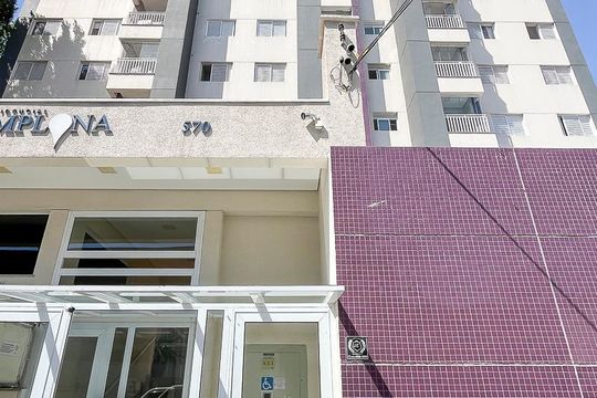 Fachada + plaquinha de apartamento à venda com 2 quartos, 70m² em Fundação, São Caetano do Sul