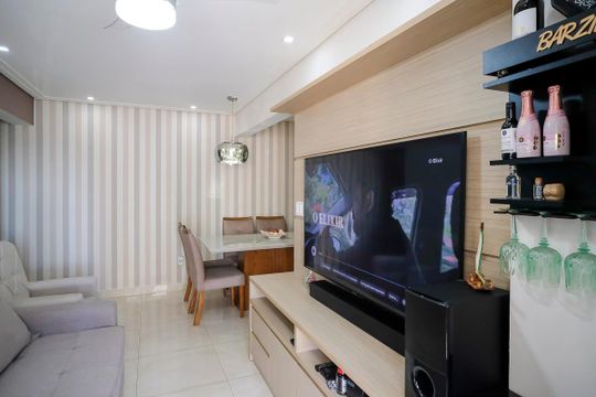 Sala de apartamento à venda com 2 quartos, 70m² em Fundação, São Caetano do Sul