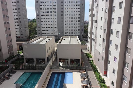 Sala Vista de apartamento à venda com 2 quartos, 38m² em Parque Bristol, São Bernardo do Campo