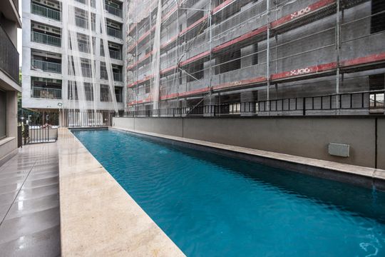 Piscina de kitnet/studio à venda com 1 quarto, 31m² em Jardins, São Paulo