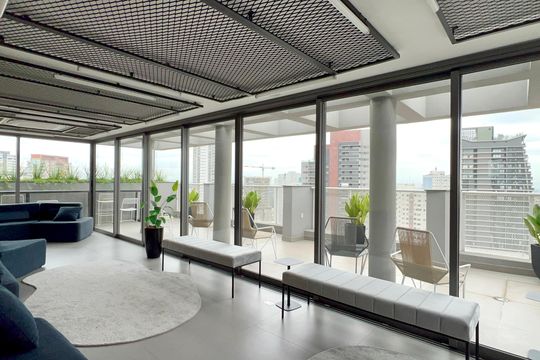 Salão de Festas de kitnet/studio à venda com 1 quarto, 25m² em Pompeia, São Paulo