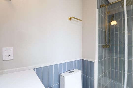 Banheiro Social de apartamento à venda com 2 quartos, 62m² em Barra Funda, São Paulo