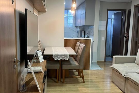 Sala de apartamento à venda com 2 quartos, 55m² em Juliana, Belo Horizonte