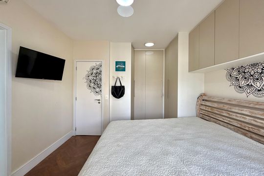 Suíte 3 de apartamento à venda com 3 quartos, 146m² em Vila Cordeiro, São Paulo