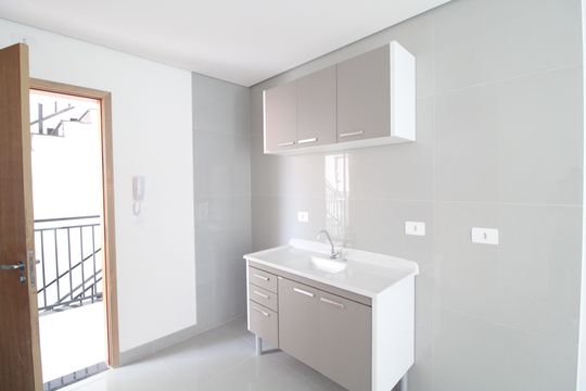 Cozinha de apartamento à venda com 1 quarto, 28m² em Cupecê, São Paulo