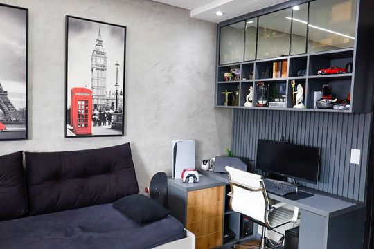 Sala de kitnet/studio para alugar com 1 quarto, 37m² em Presidente Altino, Osasco