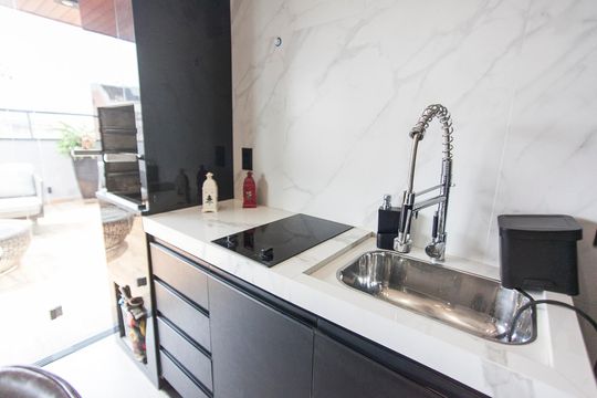Espaço Gourmet de apartamento para alugar com 3 quartos, 189m² em Santa Maria, Uberlândia