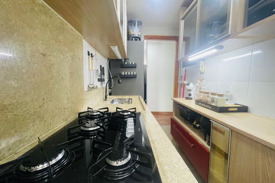 Cozinha de apartamento para alugar com 2 quartos, 44m² em Cidade Parque Brasilia, Guarulhos
