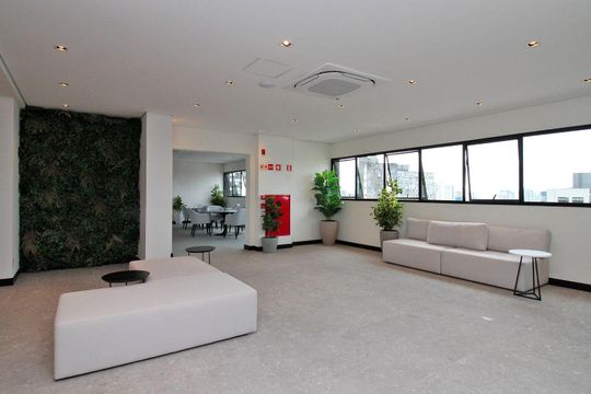 Área comum de kitnet/studio para alugar com 1 quarto, 21m² em Bela Vista, São Paulo