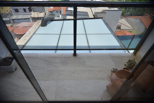 Varanda da Sala de apartamento para alugar com 3 quartos, 174m² em Campestre, Santo André