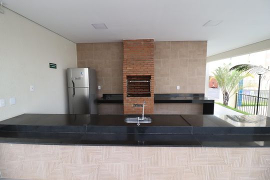 Área comum - Churrasqueira de apartamento para alugar com 2 quartos, 40m² em Morada da Colina, Uberlândia