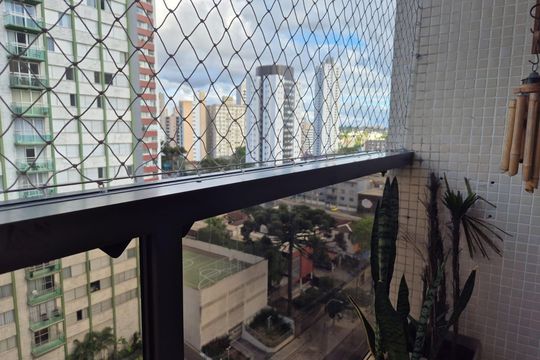 Varanda da Sala de apartamento à venda com 3 quartos, 92m² em Rebouças, Curitiba