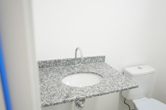 Banheiro Social de apartamento à venda com 1 quarto, 40m² em Belenzinho, São Paulo