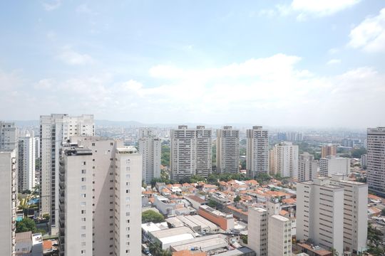 Vista do Quarto de apartamento à venda com 1 quarto, 40m² em Belenzinho, São Paulo