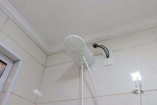 Banheiro - Chuveiro de apartamento à venda com 2 quartos, 56m² em Parque Oratório, Santo André