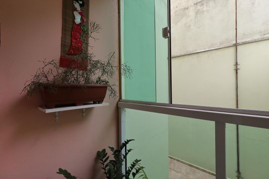 Varanda da Sala de apartamento à venda com 2 quartos, 56m² em Parque Oratório, Santo André