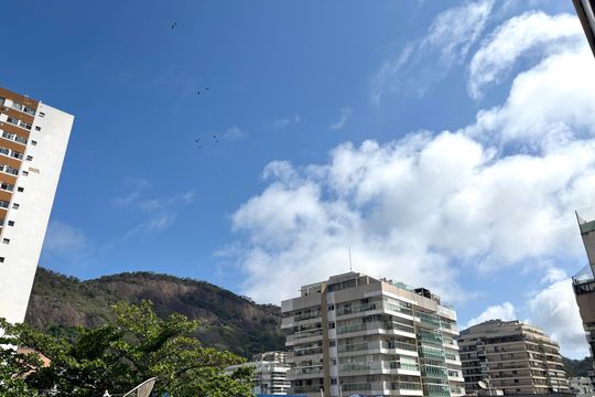 Vista da Varanda de apartamento para alugar com 1 quarto, 38m² em Botafogo, Rio de Janeiro