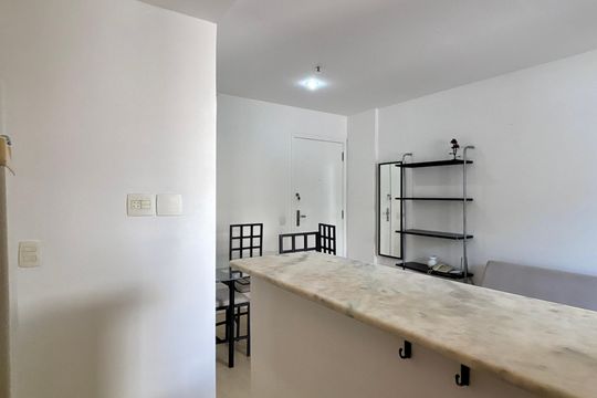 Cozinha de apartamento para alugar com 1 quarto, 38m² em Botafogo, Rio de Janeiro