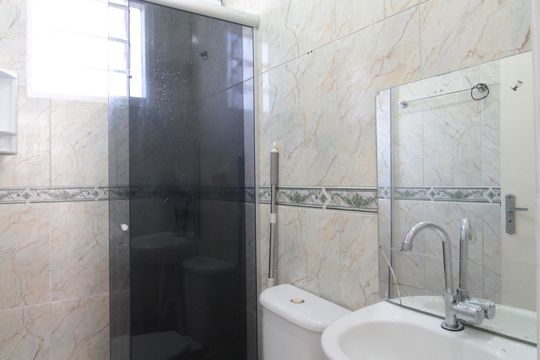 Banheiro Social de apartamento para alugar com 2 quartos, 40m² em Serra Verde, Belo Horizonte
