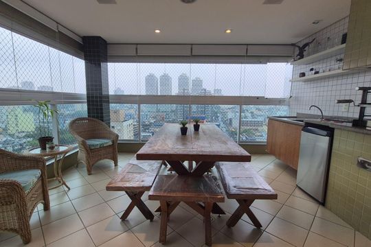 Varanda de apartamento à venda com 3 quartos, 147m² em Vila Margarida, São Bernardo do Campo