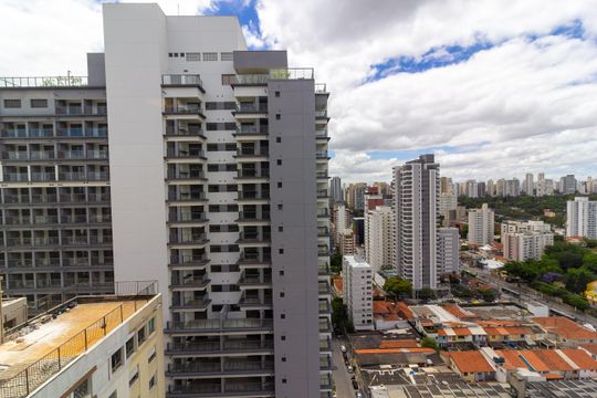 Vista da Varanda de apartamento para alugar com 2 quartos, 50m² em Santo Amaro, São Paulo
