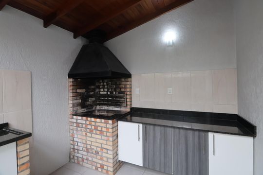 Área comum - Churrasqueira de casa à venda com 4 quartos, 285m² em Nossa Senhora das Gracas, Canoas