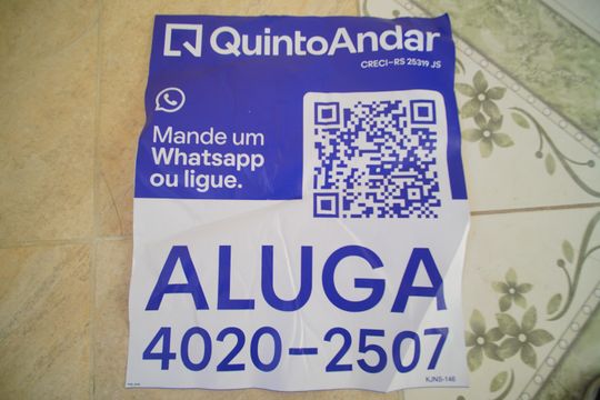 Placa de apartamento para alugar com 2 quartos, 42m² em São Miguel, São Leopoldo