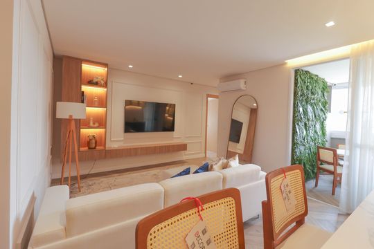 Sala de apartamento à venda com 3 quartos, 100m² em Horto Florestal, Jundiaí