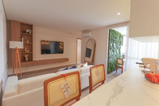 Sala de apartamento à venda com 3 quartos, 100m² em Horto Florestal, Jundiaí