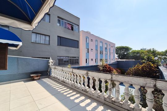 Varanda da Suíte 2 de casa à venda com 4 quartos, 450m² em Vila Euclides, São Bernardo do Campo
