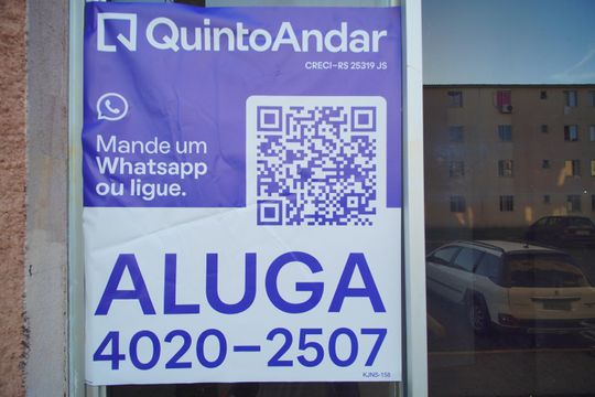 Placa de apartamento para alugar com 2 quartos, 44m² em São Miguel, São Leopoldo