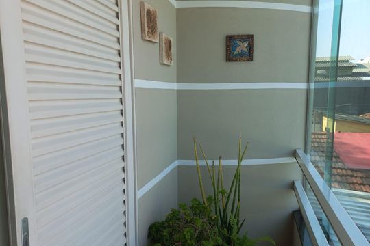 varanda de casa à venda com 3 quartos, 212m² em Baeta Neves, São Bernardo do Campo