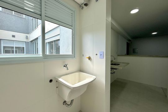 Área de Serviço de apartamento à venda com 2 quartos, 56m² em Santo Amaro, São Paulo